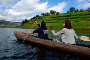 Lake bunyonyi Uganda, Luxury lake tours, Lake Bunyonyi hotels, Lake bunyonyi tour, Luxury honeymoon escape